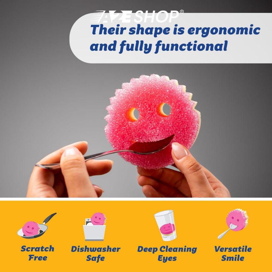 Scrub Mommy Pink Dual-Sided Sponge