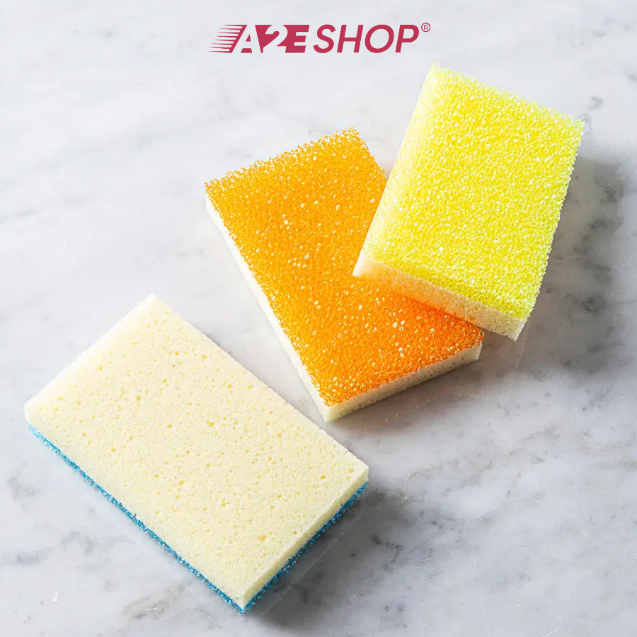 Sponge Daddy Dual-Sided Sponges – Set of 3