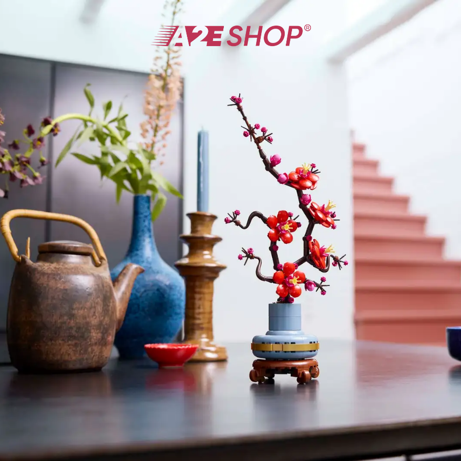 LEGO Icons Plum Blossom – 430 Pieces Botanical Collection