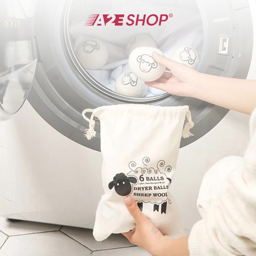 Wool Dryer Balls | Softens Fabric, Speeds Drying, Reduces Static, Deodorizes, Reusable