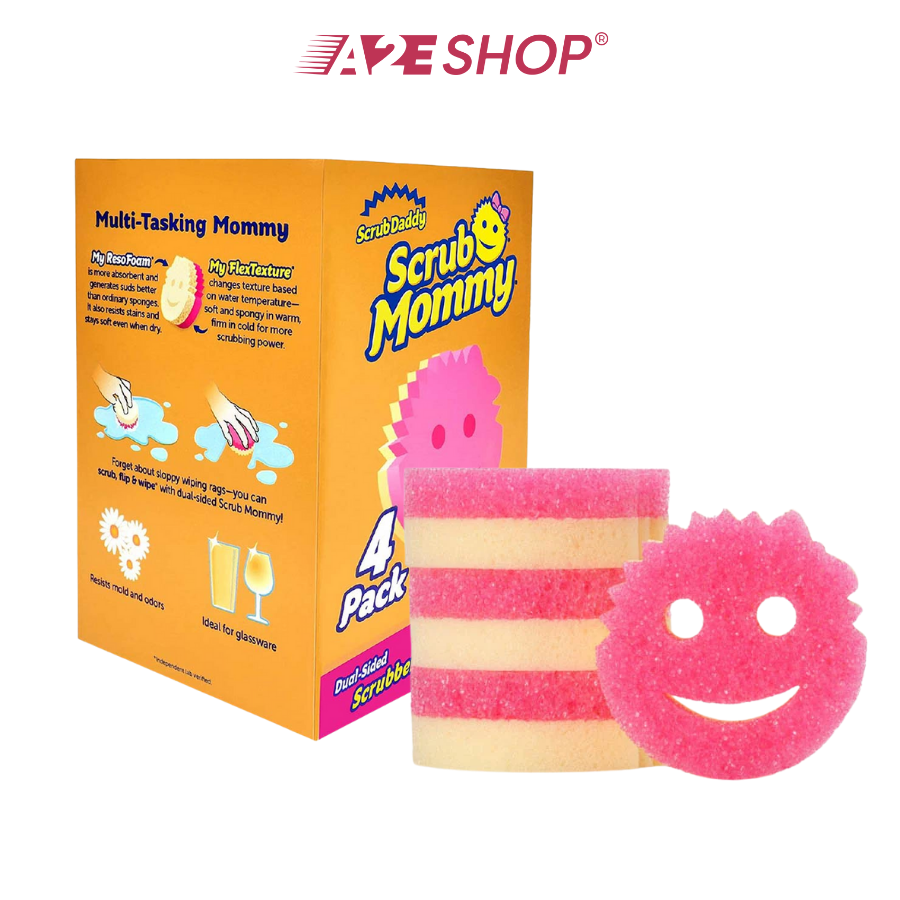 [Value Set] 4-Pack Scrub Daddy Sponges | Multi-Color