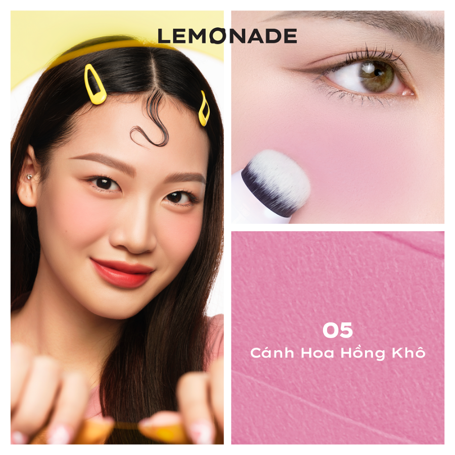 Phấn má hồng dạng kem Lemonade Perfect Couple – Soft Matte Vegan
