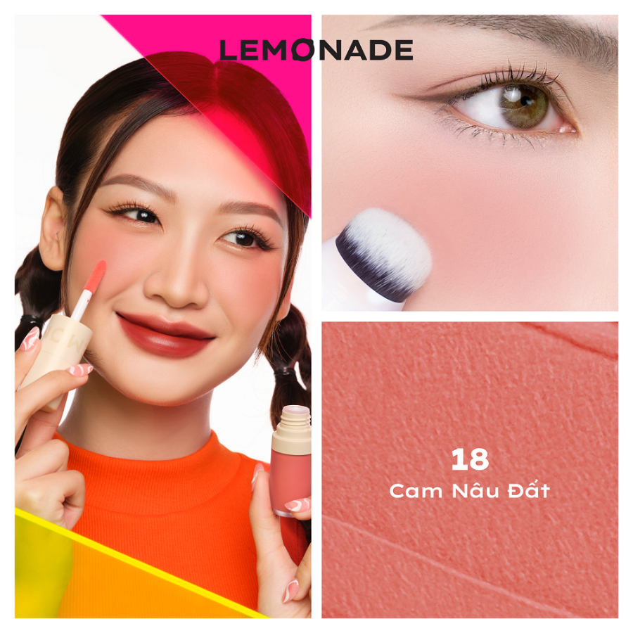 Phấn má hồng dạng kem Lemonade Perfect Couple – Soft Matte Vegan