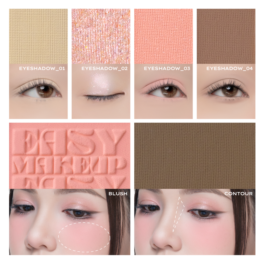 Bảng phấn mắt đa năng Lemonade Aesthetic – 10,8g tất cả trong một
