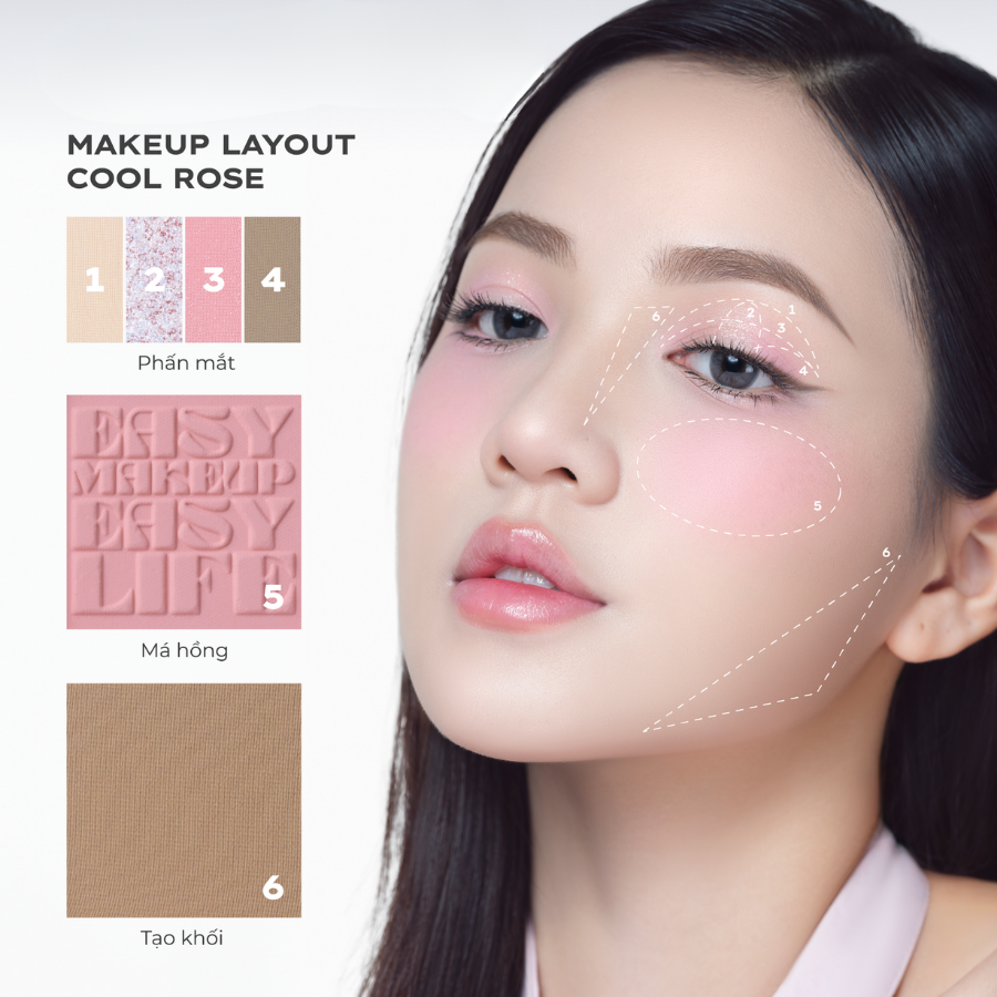 Bảng phấn mắt đa năng Lemonade Aesthetic – 10,8g tất cả trong một