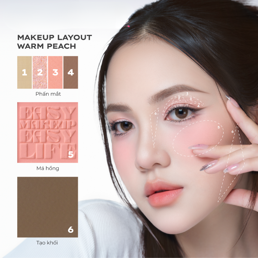 Bảng phấn mắt đa năng Lemonade Aesthetic – 10,8g tất cả trong một