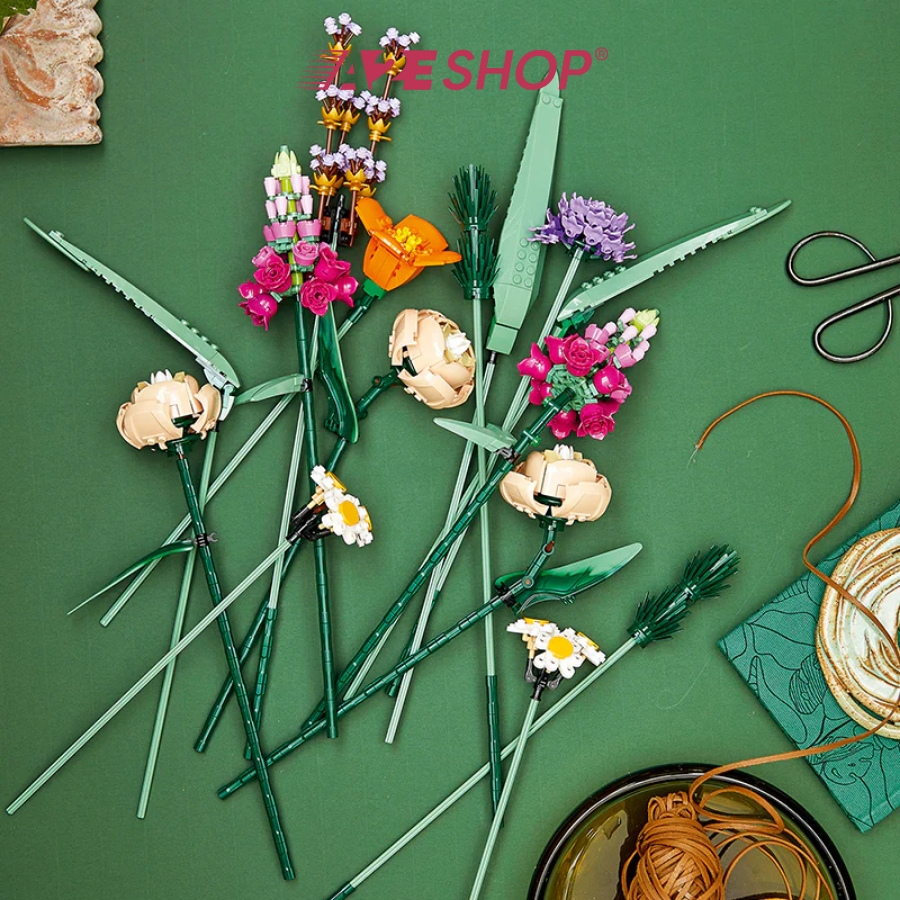 Lego Botanical Flower Bouquet Set 10280 (756 Pieces)