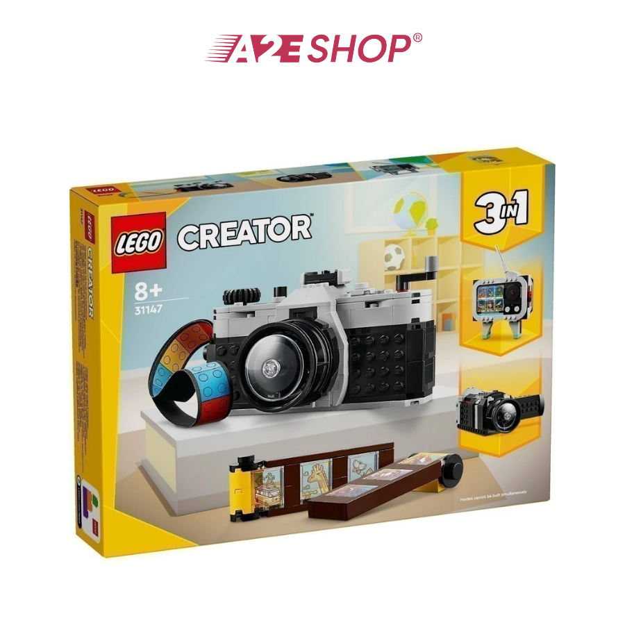 Bộ lắp ráp máy ảnh cổ điển Lego Creator (261 mảnh)