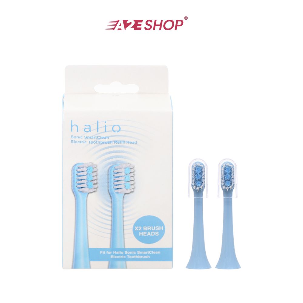 Đầu bàn chải đánh răng điện Halio Sonic SmartClean - San hô/Xanh lam