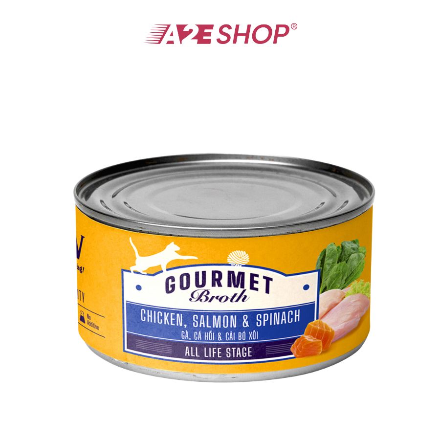 Gourmet Broth Texture Food Can for Cat (85g) - Lapaw