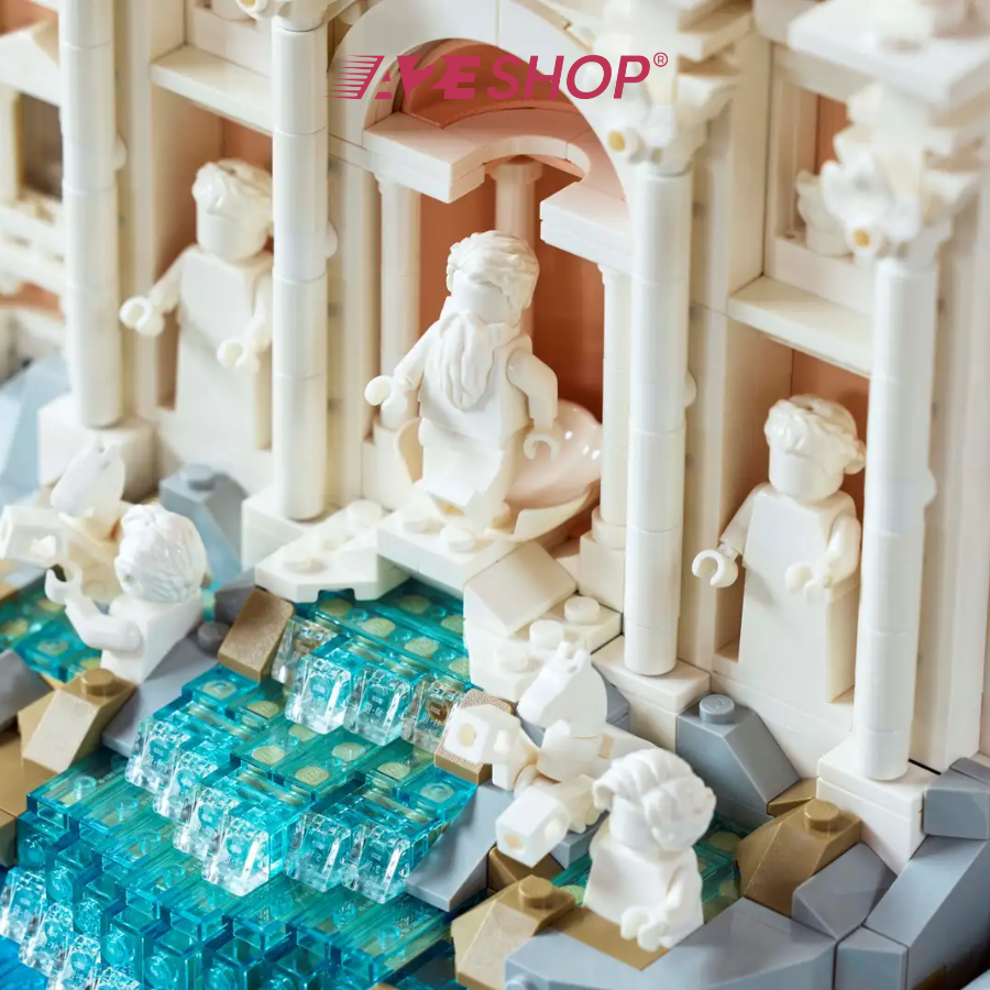 LEGO Architecture Trevi Fountain – Iconic Rome Landmark (1880 pieces)