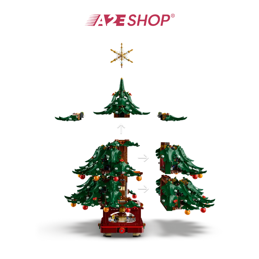 LEGO Family Christmas Tree – 2-in-1 Holiday Tree Set (3171 pieces)