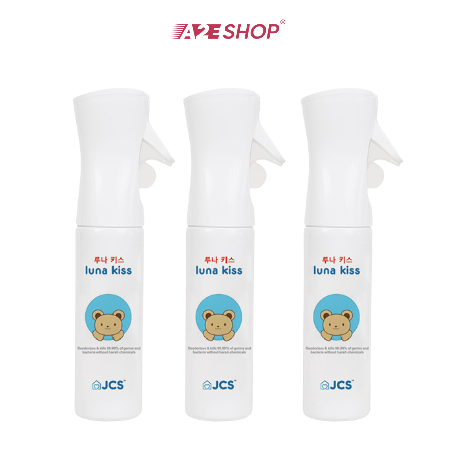 Xịt khử trùng không cồn Luna Kiss (300ml) – Khử mùi an toàn cho bé