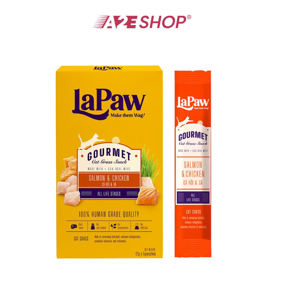 Gourmet Grass Treat for All age Cats- LaPaw