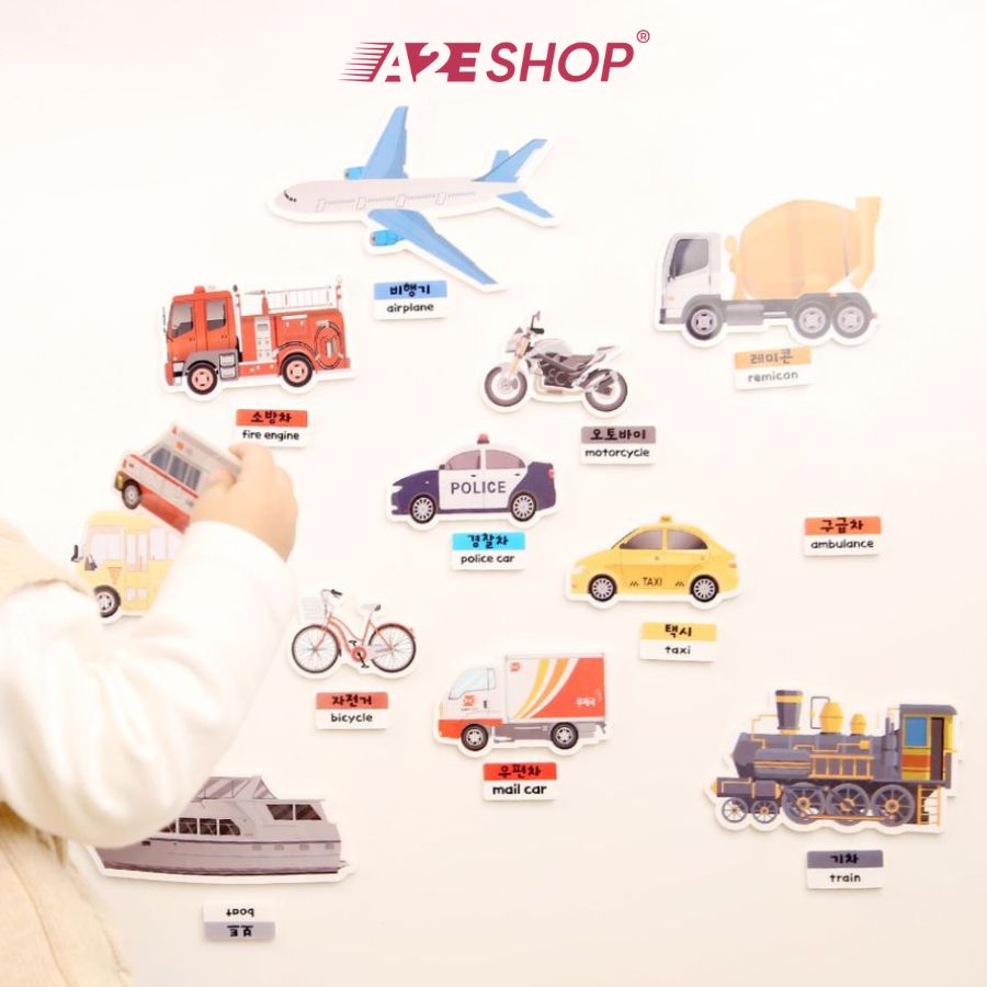 Phụ kiện bảng Baby Kiroom và bút màu 