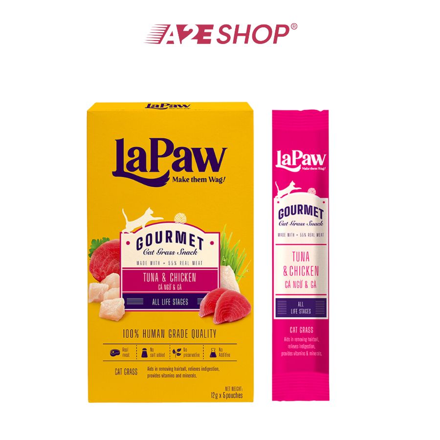 Gourmet Grass Treat for All age Cats- LaPaw