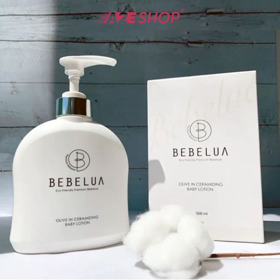 Dầu gội và kem dưỡng ẩm 2in1 cho da nhạy cảm của bé (500ml) - Bebelua