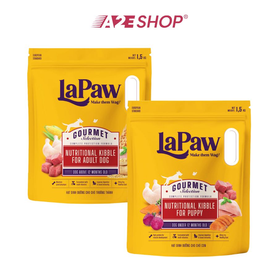 Gourmet Selection Food For Puppy and Adult dog - LaPaw