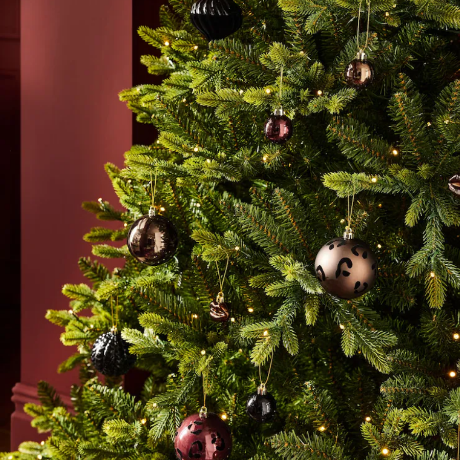 50-Pack Christmas Baubles – Shatterproof Tree Ornaments