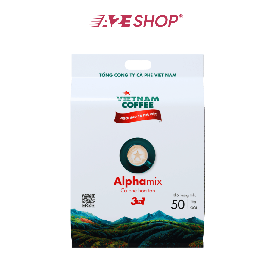 Vietnam 3in1 Alphamix Instant Milk Coffee (50 packs x 16g)