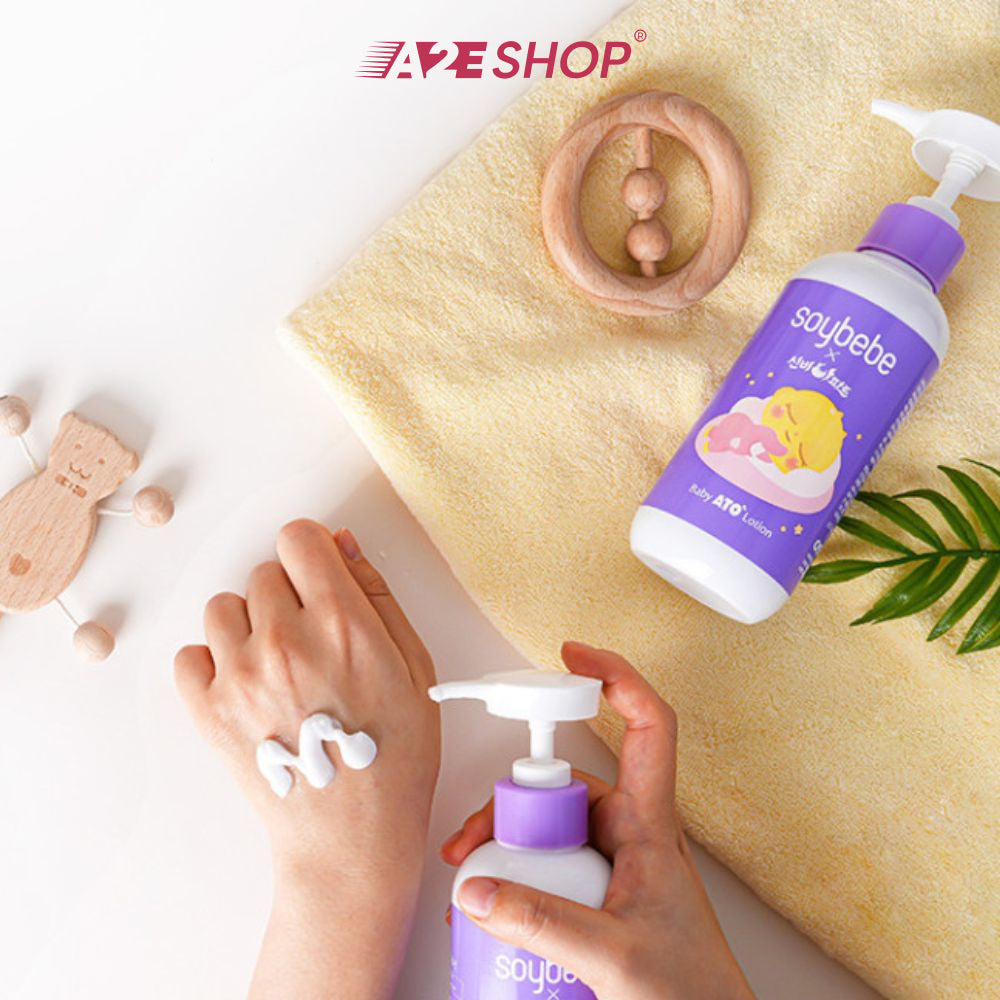 Sữa dưỡng thể thuần chay cho bé - Soybebe