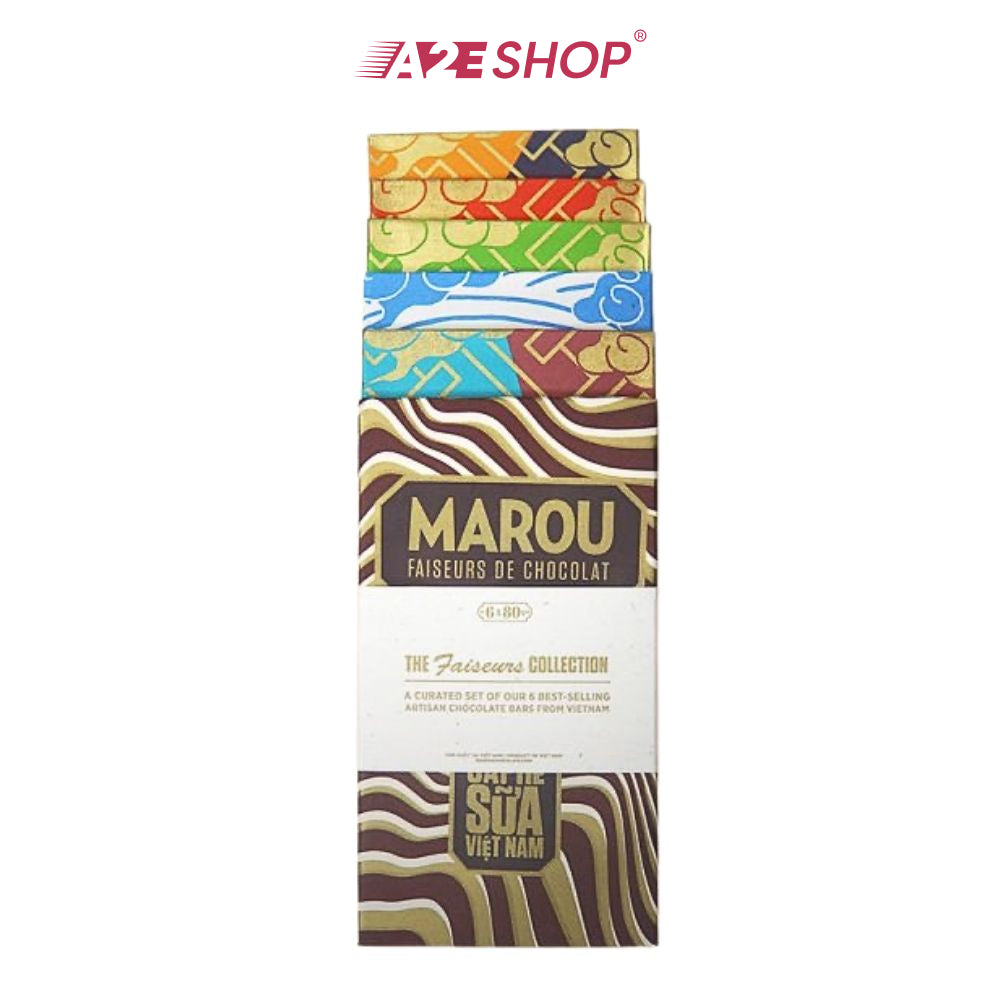 [MAISON MAROU] Gift Set 6x80g the Faiseurs Chocolate Collection