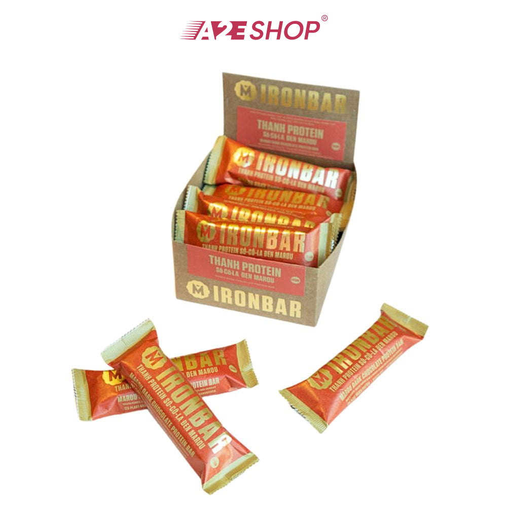 [MAISON MAROU] Iron Bar – Thanh Protein Sôcôla đen 65%