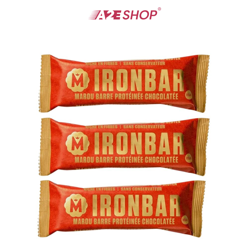 [MAISON MAROU] Iron Bar – Thanh Protein Sôcôla đen 65%