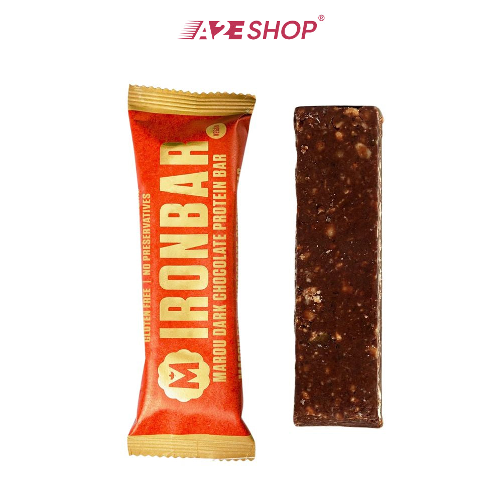 [MAISON MAROU] Iron Bar – Thanh Protein Sôcôla đen 65%
