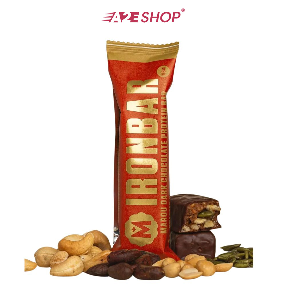 [MAISON MAROU] Iron Bar – Thanh Protein Sôcôla đen 65%