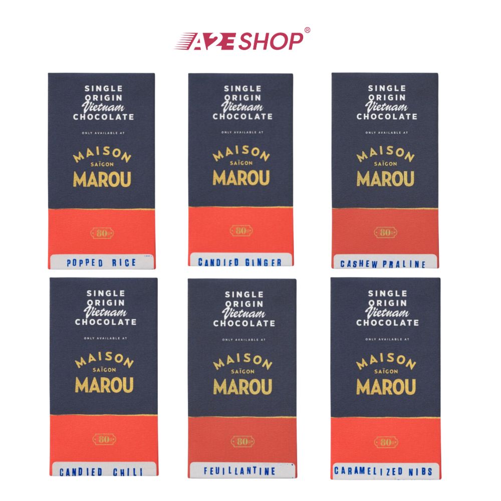 [MAISON MAROU] Exclusive Bar – 6 Flavours
