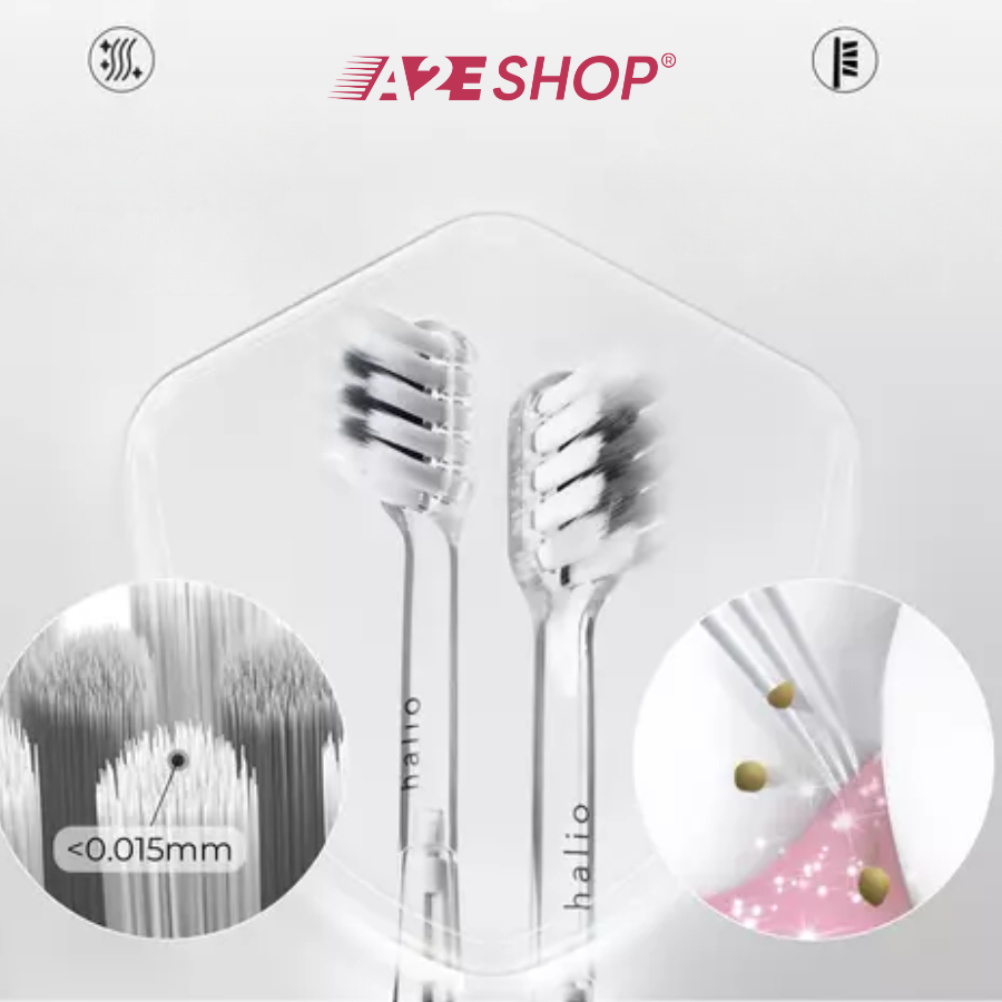 Đầu bàn chải điện thay thế Halio Wave Sonic – Công nghệ làm sạch chuyển động kép
