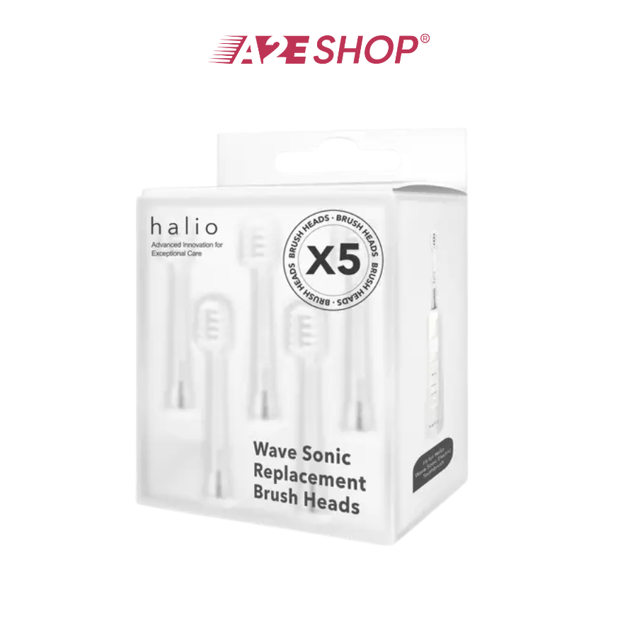 Đầu bàn chải điện thay thế Halio Wave Sonic – Công nghệ làm sạch chuyển động kép