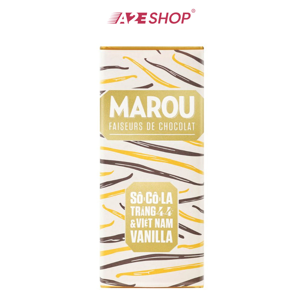 [MAISON MAROU] Vanilla White 44% – 24g / 80g Chocolate