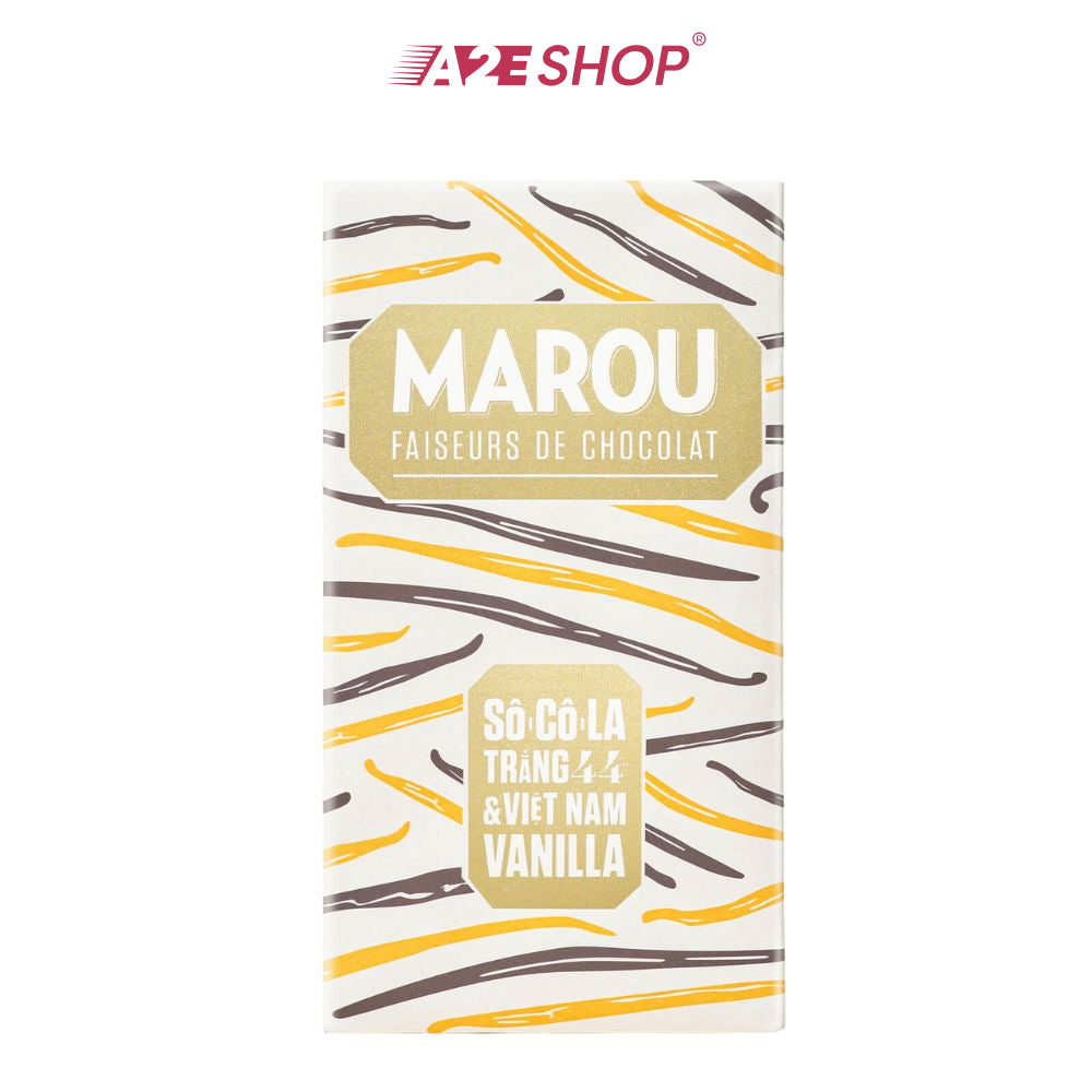 [MAISON MAROU] Vanilla White 44% – 24g / 80g Chocolate